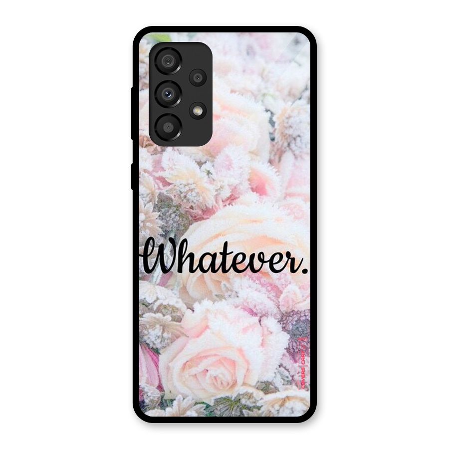 Whatever Glass Back Case for Galaxy A33 5G