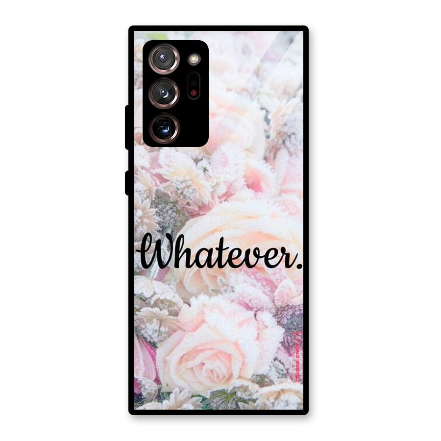 Whatever Glass Back Case for Galaxy Note 20 Ultra 5G