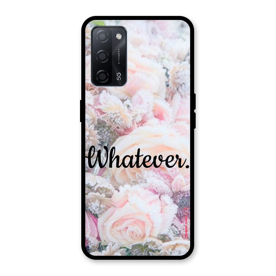 Whatever Glass Back Case for Oppo A53s 5G