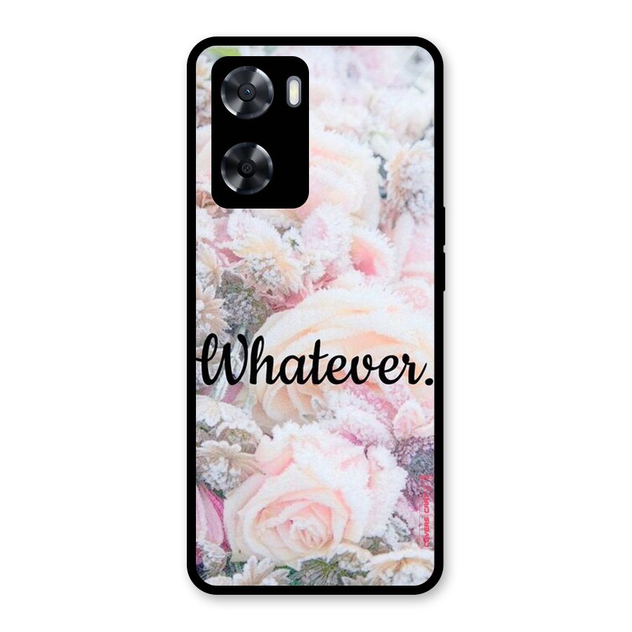 Whatever Glass Back Case for Oppo A57 2022