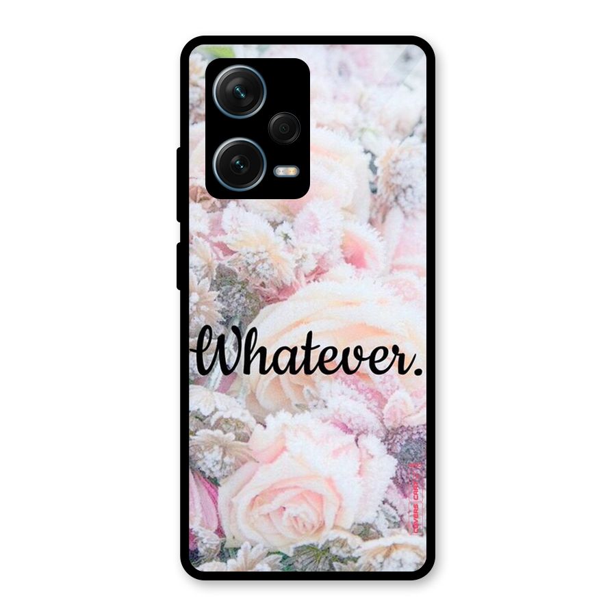 Whatever Glass Back Case for Redmi Note 12 Pro Plus 5G