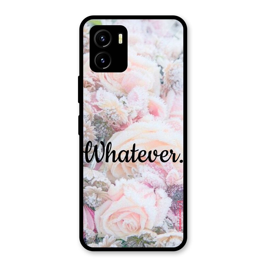 Whatever Glass Back Case for Vivo Y15s