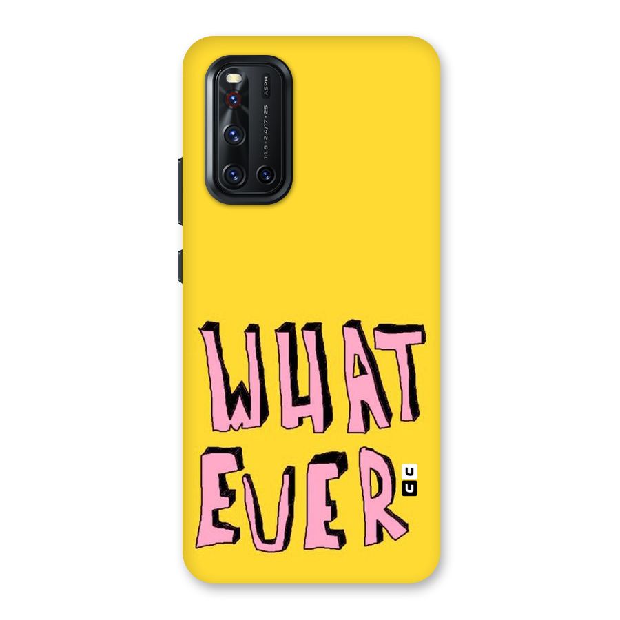 Whatever Yellow Back Case for Vivo V19