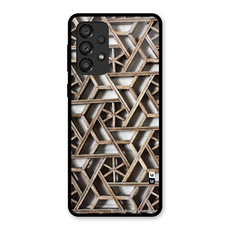 Wheel Design Glass Back Case for Galaxy A33 5G
