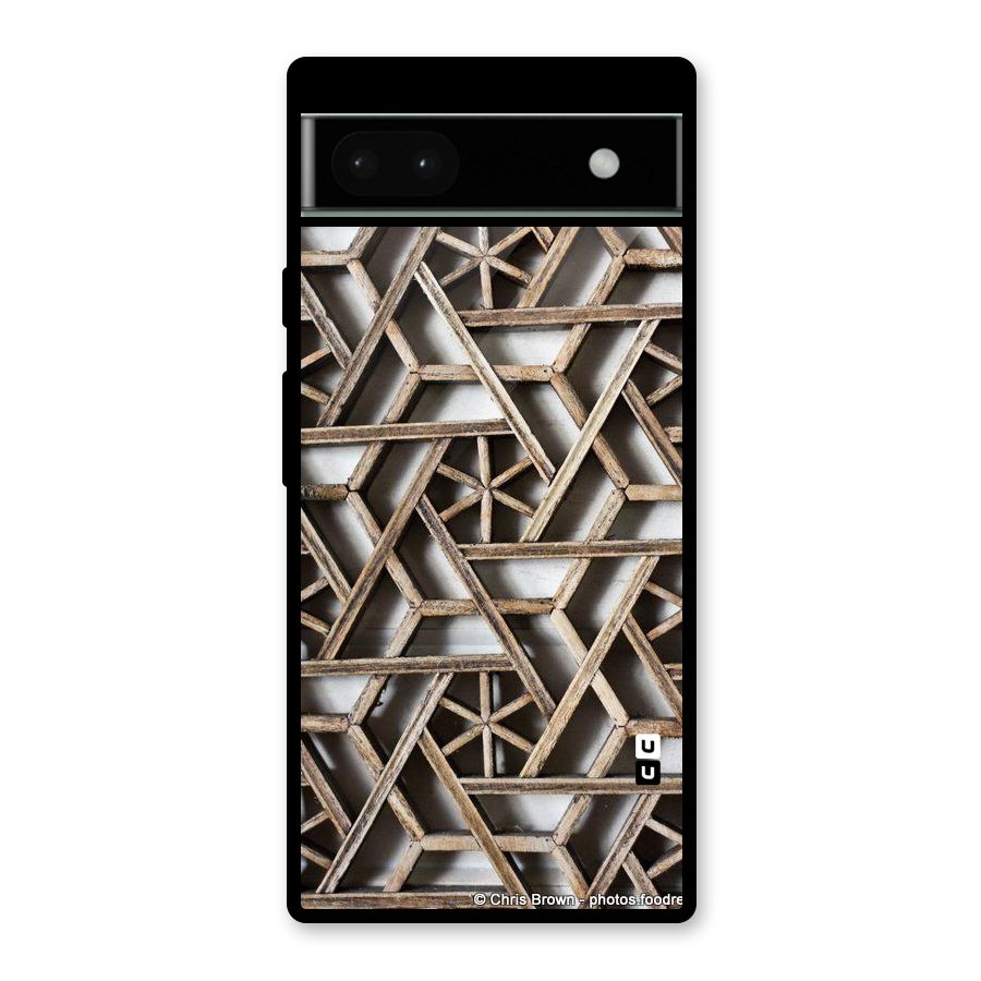 Wheel Design Glass Back Case for Google Pixel 6a