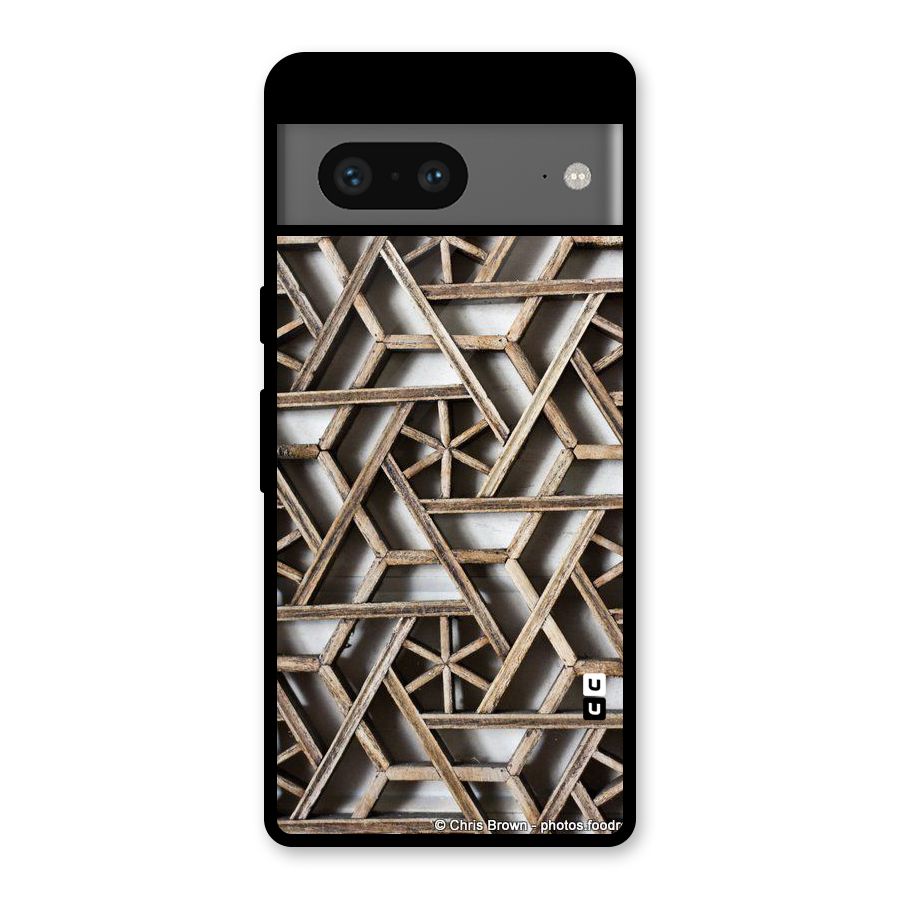 Wheel Design Glass Back Case for Google Pixel 7