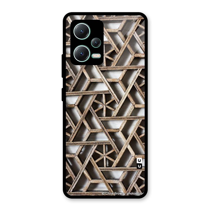 Wheel Design Glass Back Case for Redmi Note 12 5G