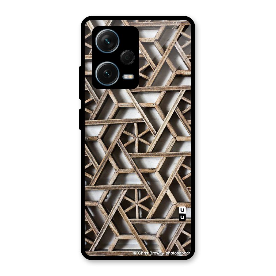 Wheel Design Glass Back Case for Redmi Note 12 Pro Plus 5G
