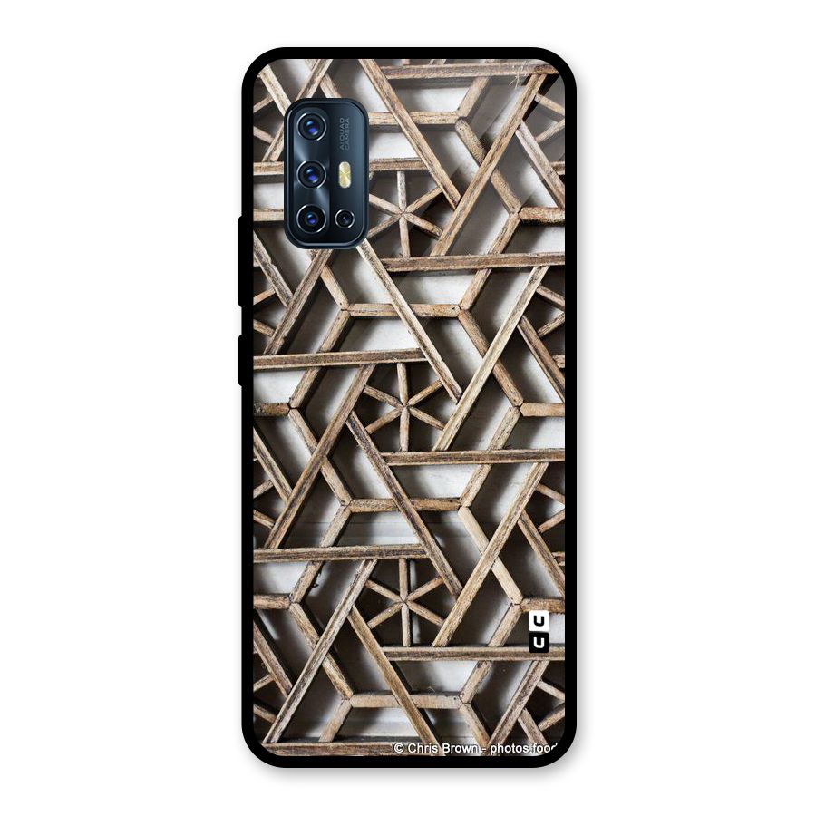 Wheel Design Glass Back Case for Vivo V17