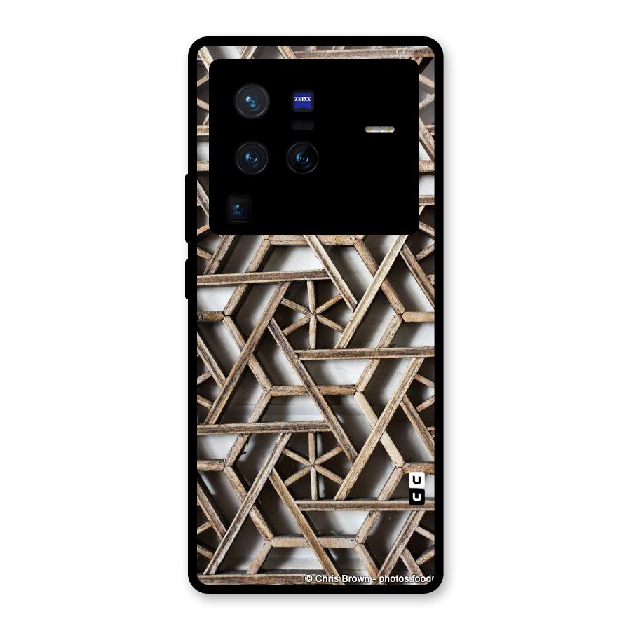 Wheel Design Glass Back Case for Vivo X80 Pro