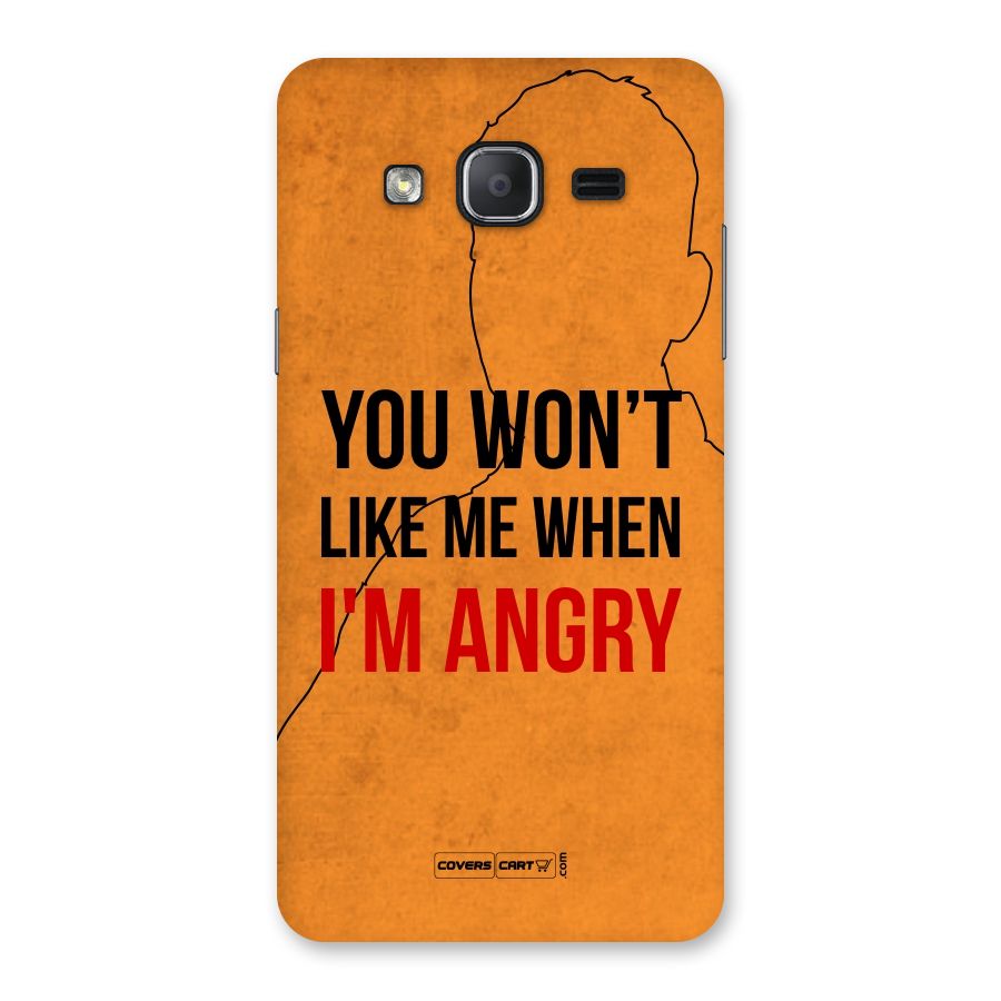 When I M Angry Back Case for Galaxy On7 2015
