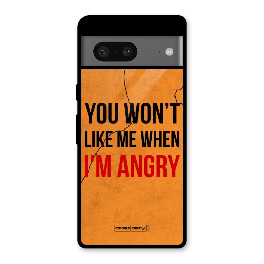 When I M Angry Glass Back Case for Google Pixel 7