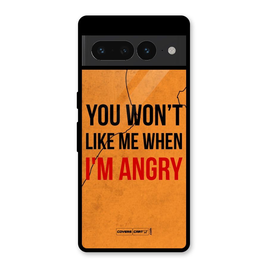 When I M Angry Glass Back Case for Google Pixel 7 Pro