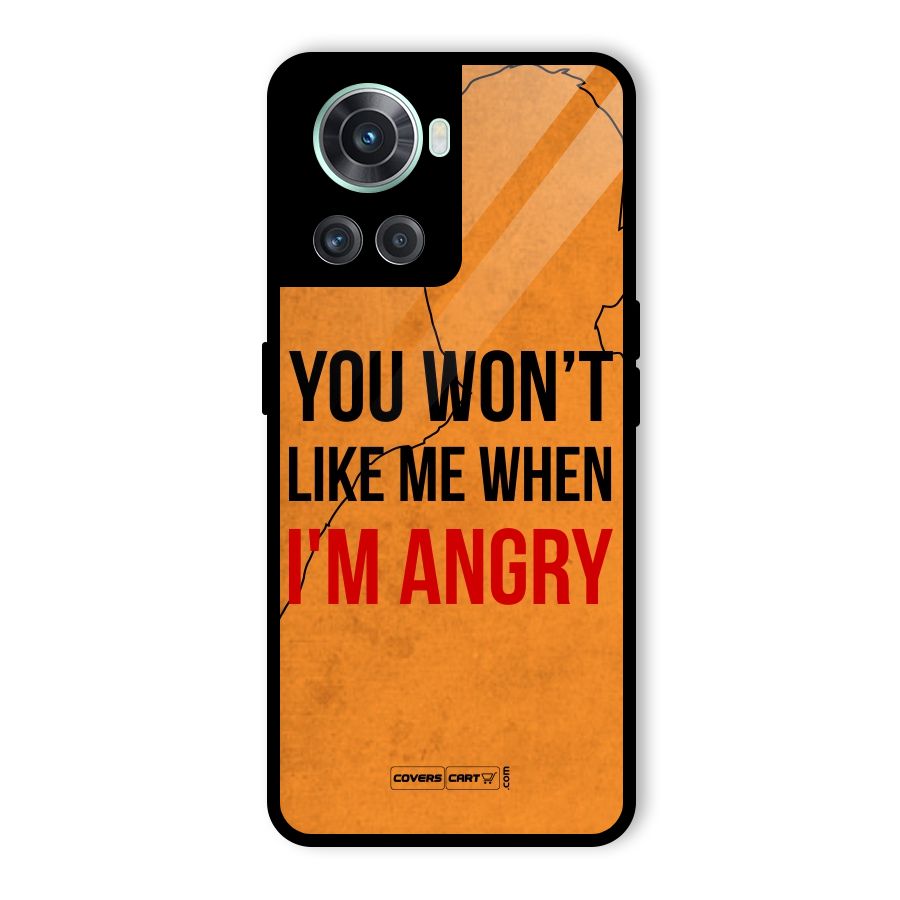 When I M Angry Glass Back Case for OnePlus 10R