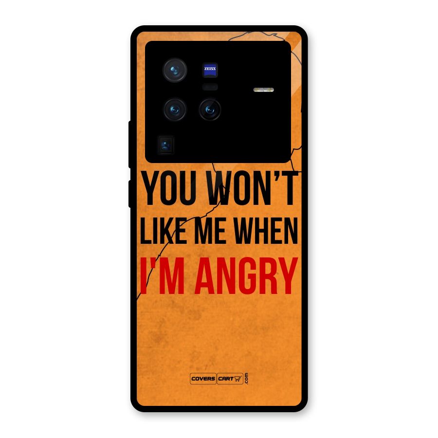 When I M Angry Glass Back Case for Vivo X80 Pro