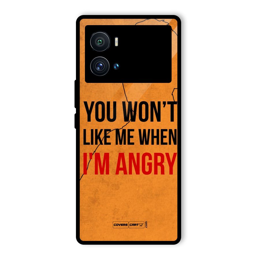 When I M Angry Glass Back Case for Vivo iQOO 9 Pro