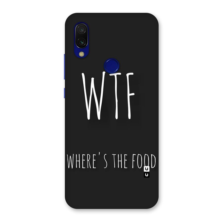 Where The Food Back Case for Redmi 7