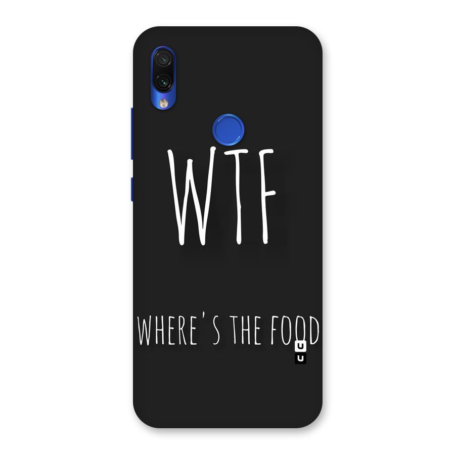 Where The Food Back Case for Redmi Note 7S