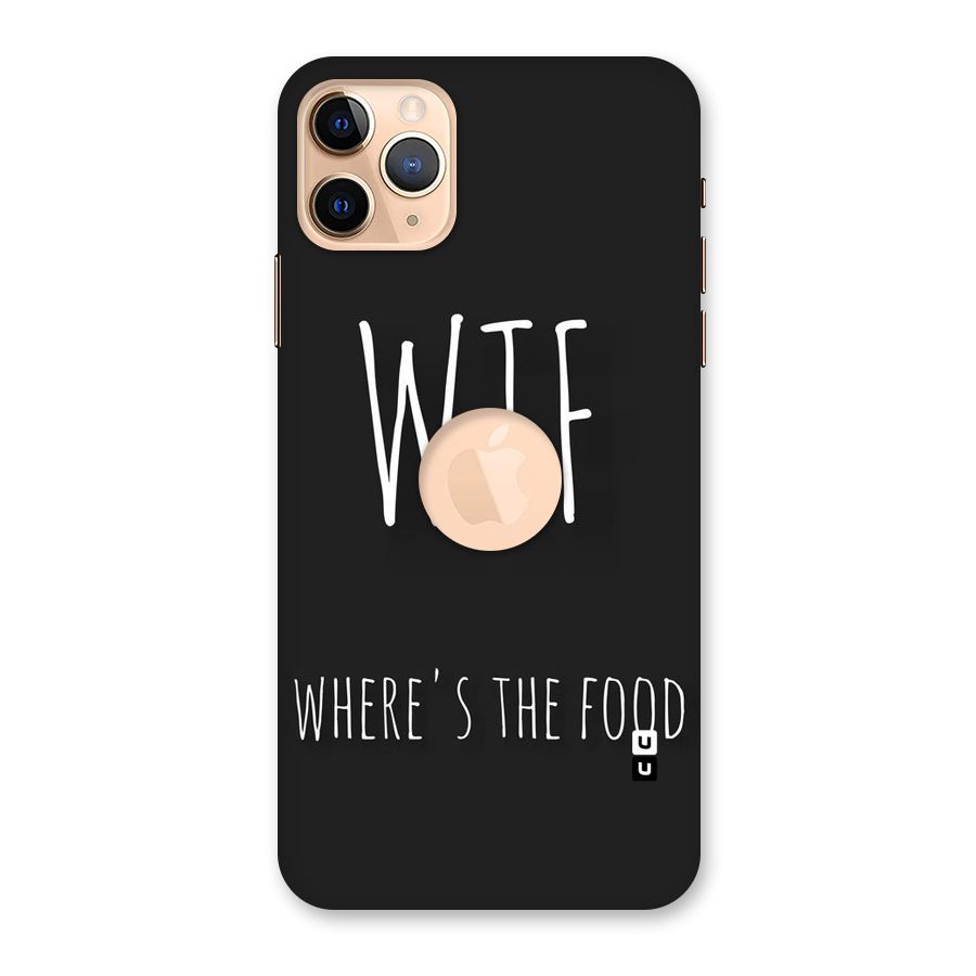 Where The Food Back Case for iPhone 11 Pro Max Logo Cut