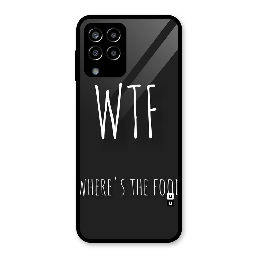 Where The Food Glass Back Case for Galaxy M33