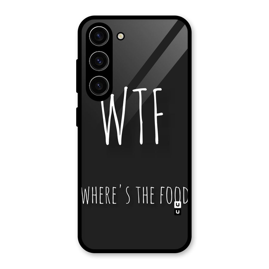 Where The Food Glass Back Case for Galaxy S23