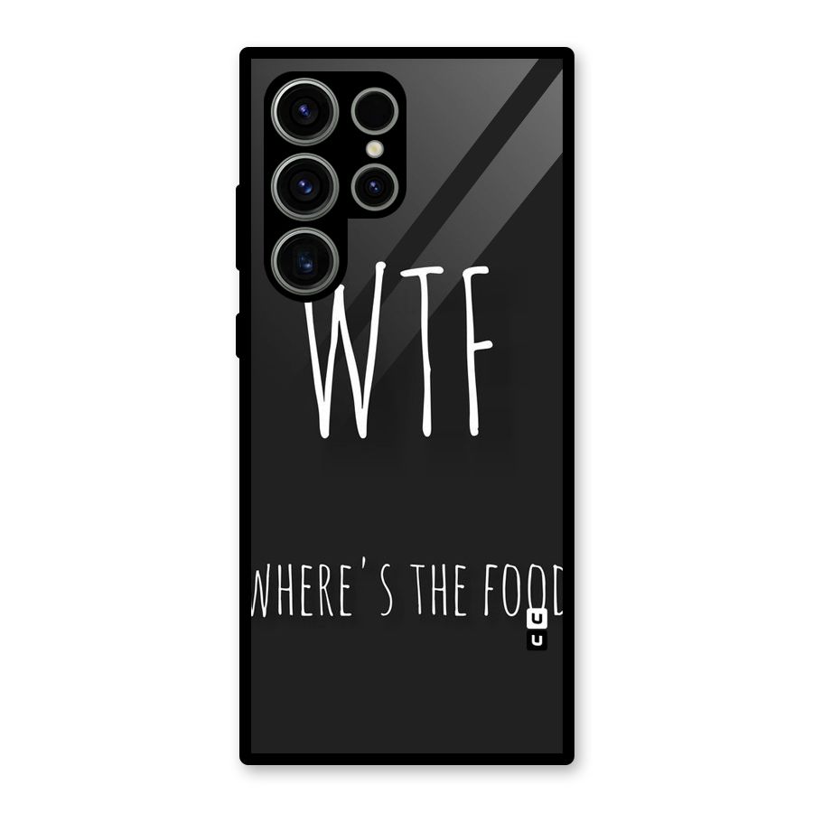 Where The Food Glass Back Case for Galaxy S23 Ultra