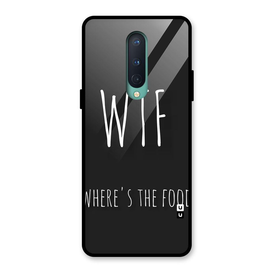Where The Food Glass Back Case for OnePlus 8