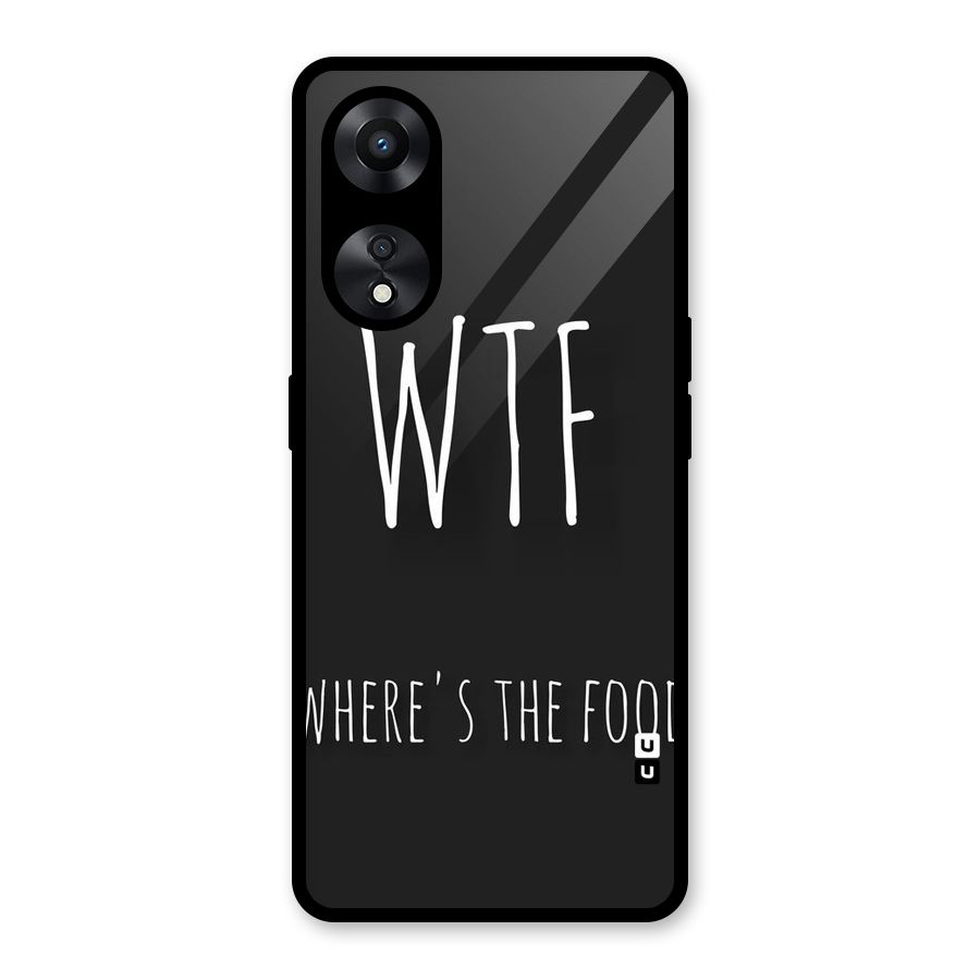 Where The Food Glass Back Case for Oppo A78