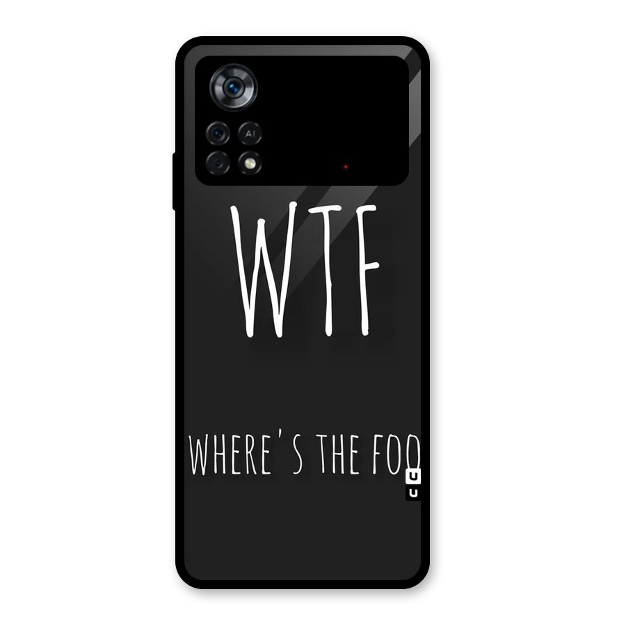 Where The Food Glass Back Case for Poco X4 Pro 5G