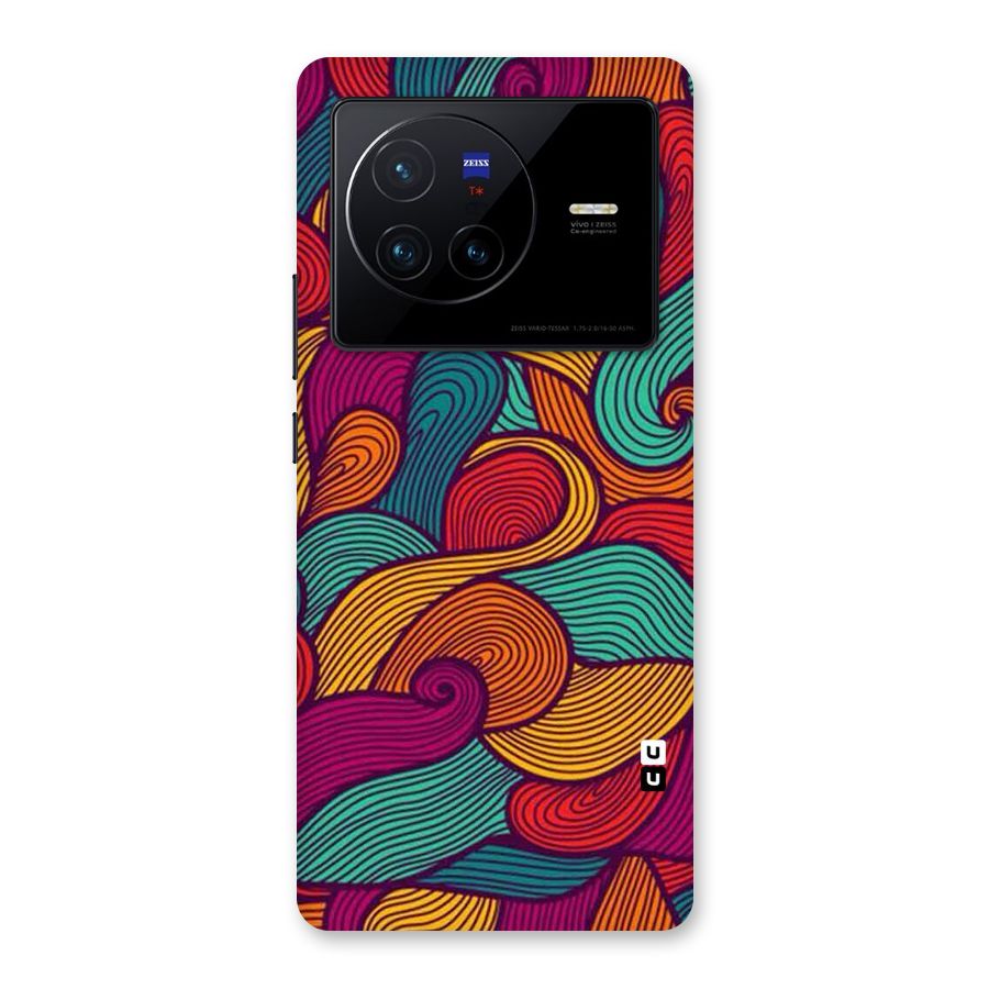 Whimsical Colors Back Case for Vivo X80