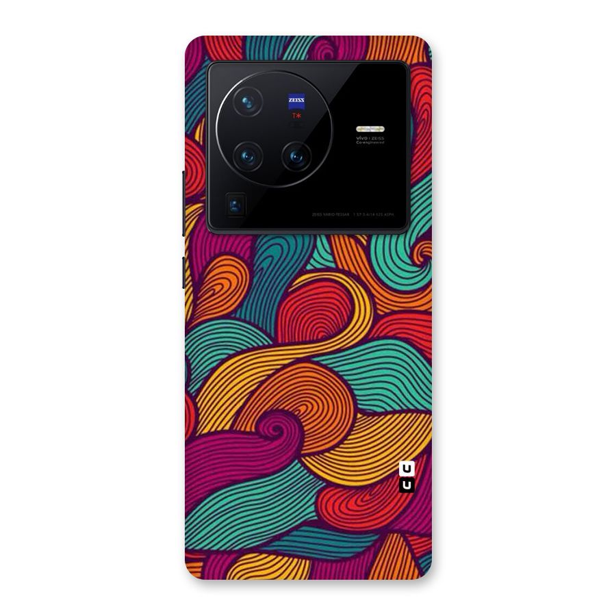 Whimsical Colors Back Case for Vivo X80 Pro