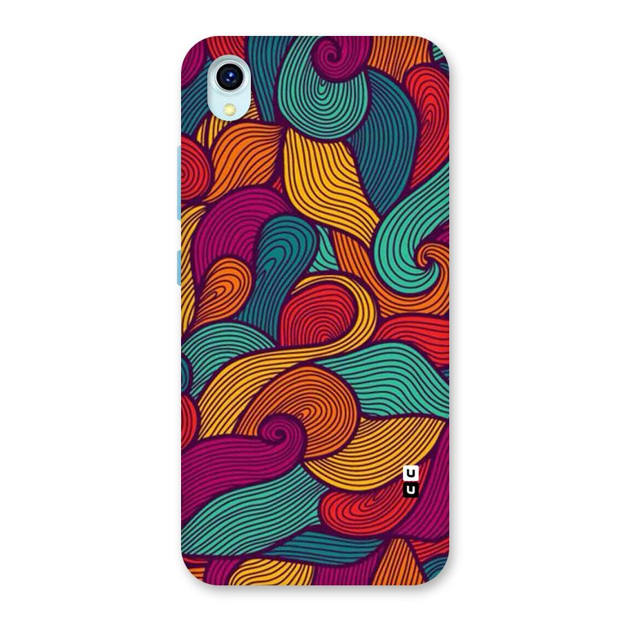 Whimsical Colors Back Case for Vivo Y1s