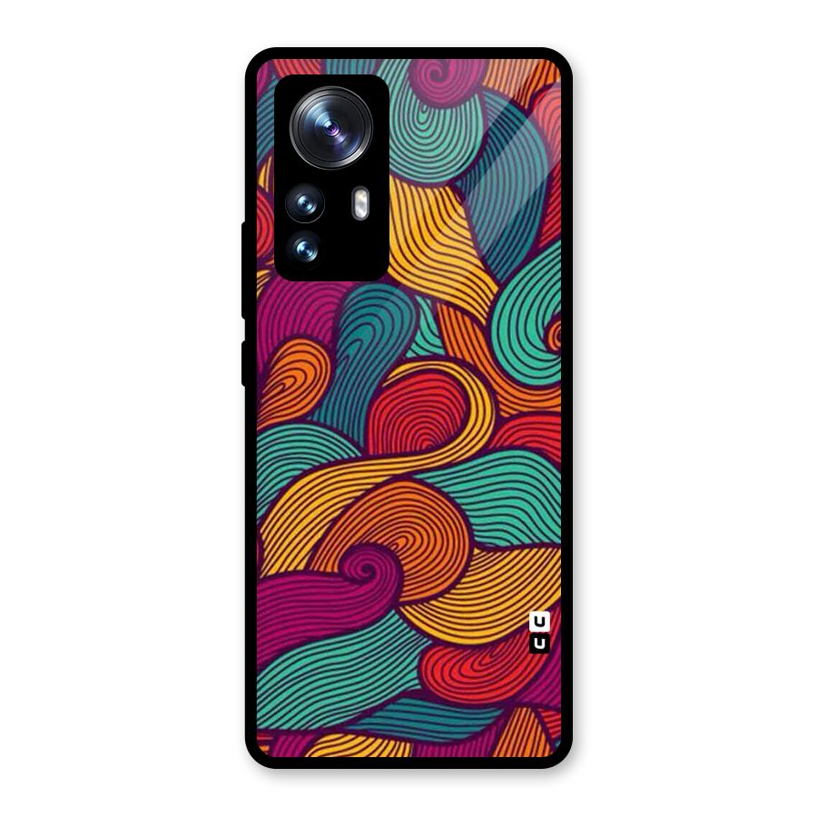 Whimsical Colors Glass Back Case for Xiaomi 12 Pro