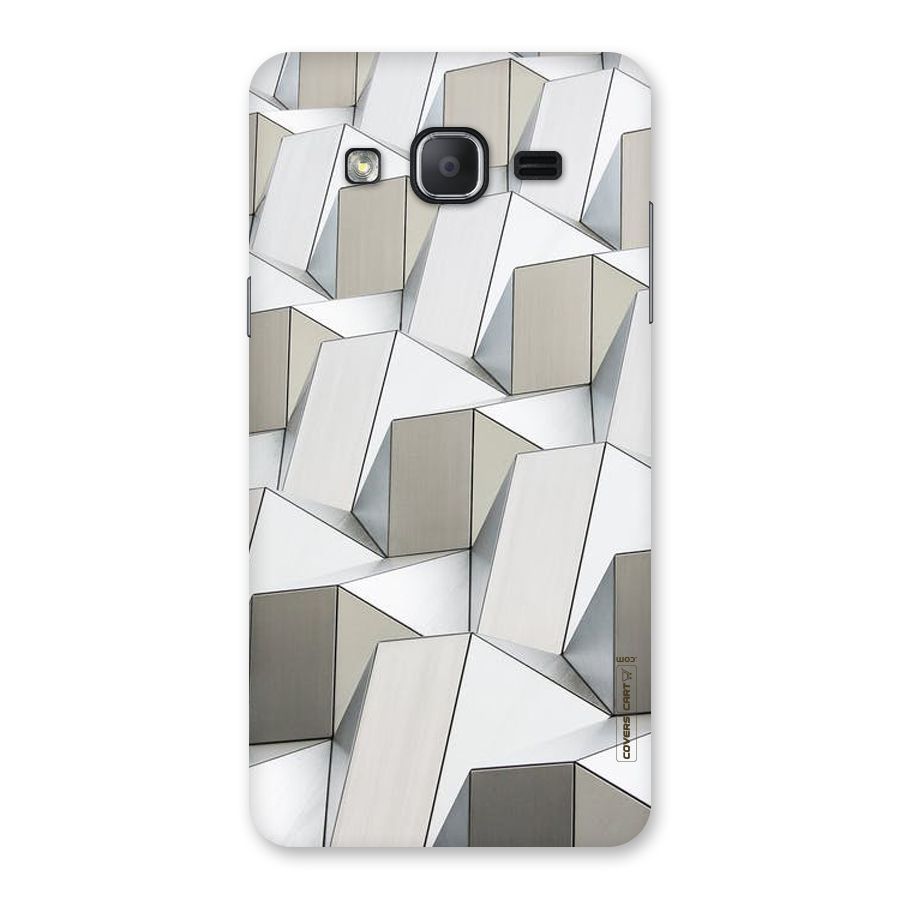 White Abstract Art Back Case for Galaxy On7 2015