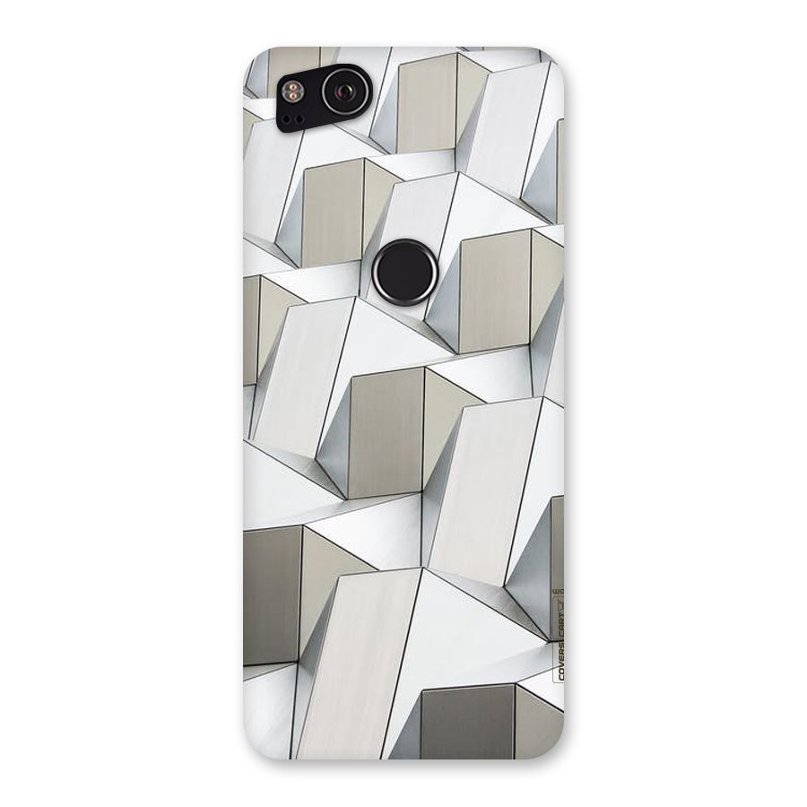 White Abstract Art Back Case for Google Pixel 2