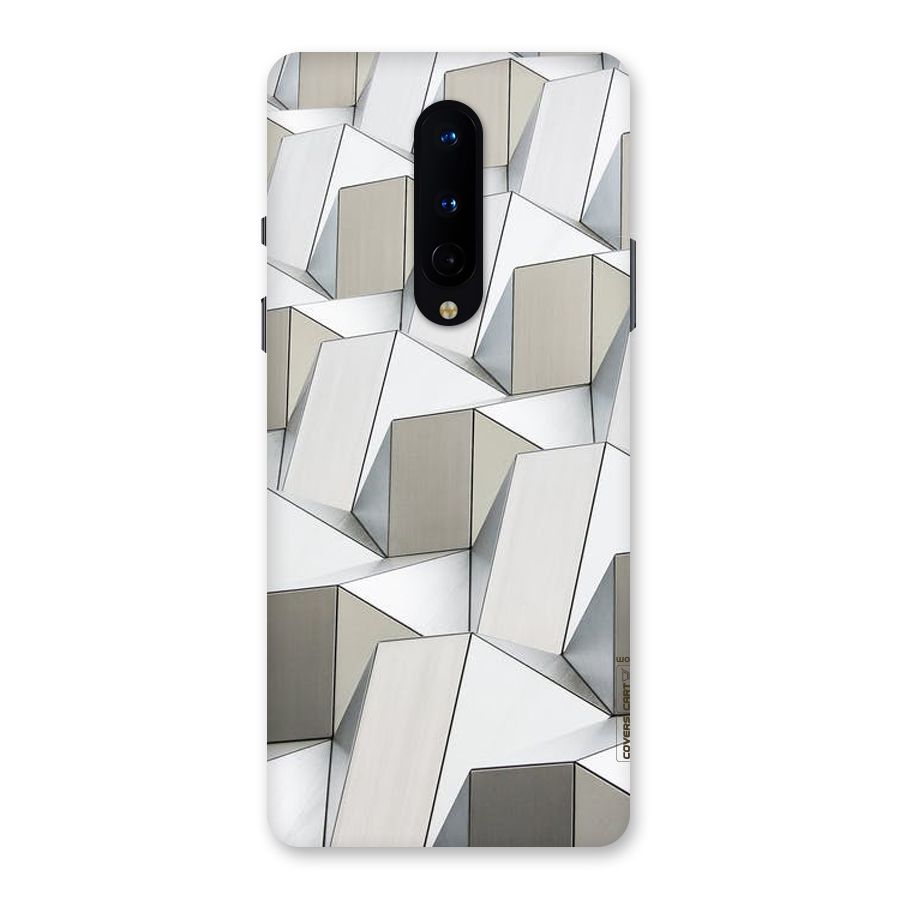 White Abstract Art Back Case for OnePlus 8