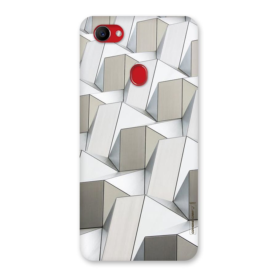 White Abstract Art Back Case for Oppo F7