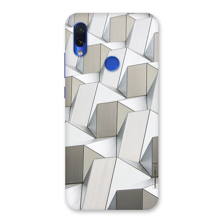 White Abstract Art Back Case for Redmi Note 7