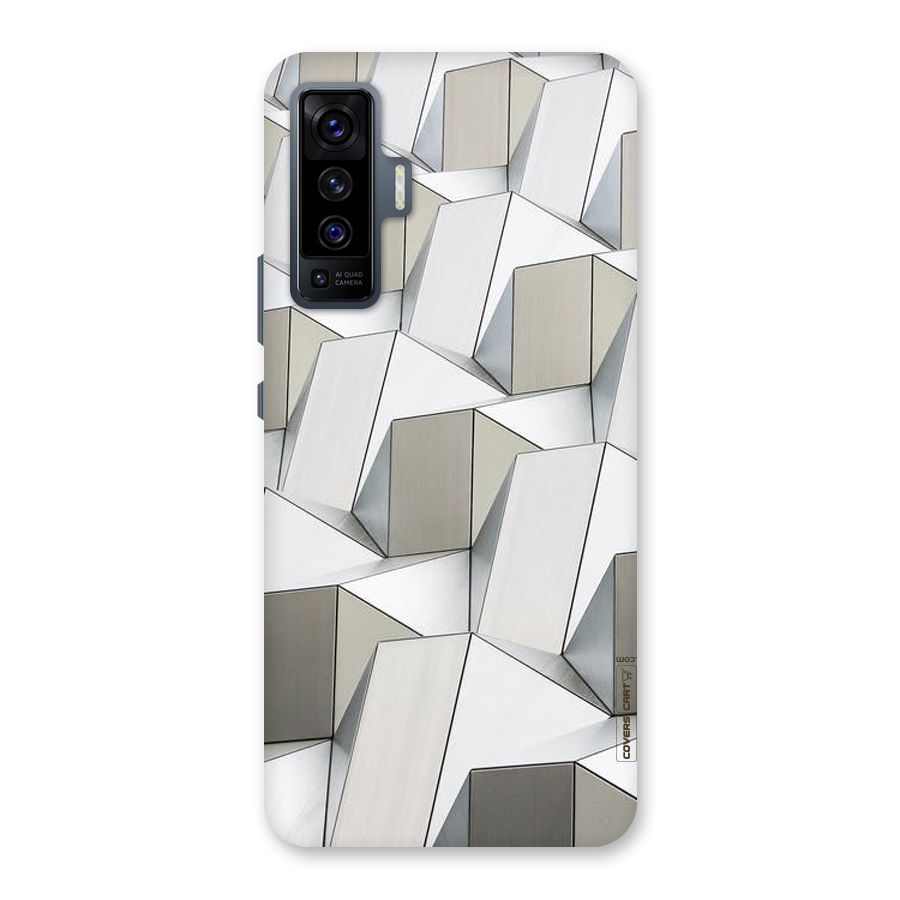 White Abstract Art Back Case for Vivo X50
