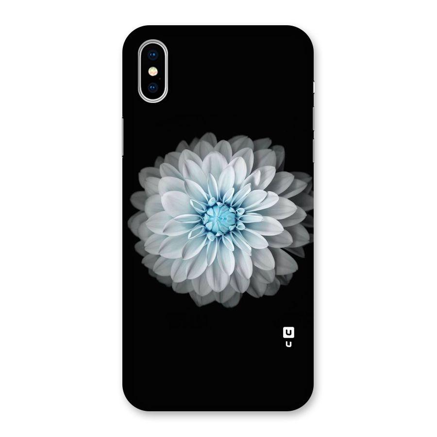 White Bloom Back Case for iPhone XS