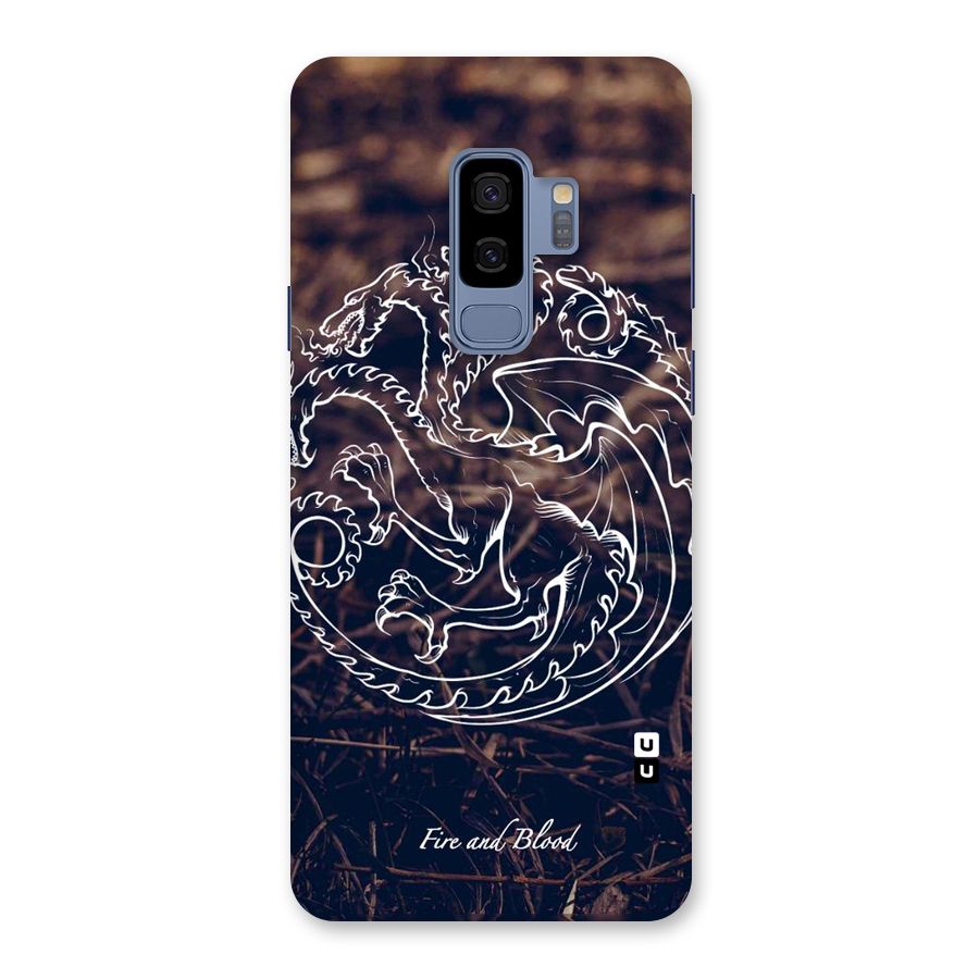 White Circle Back Case for Galaxy S9 Plus