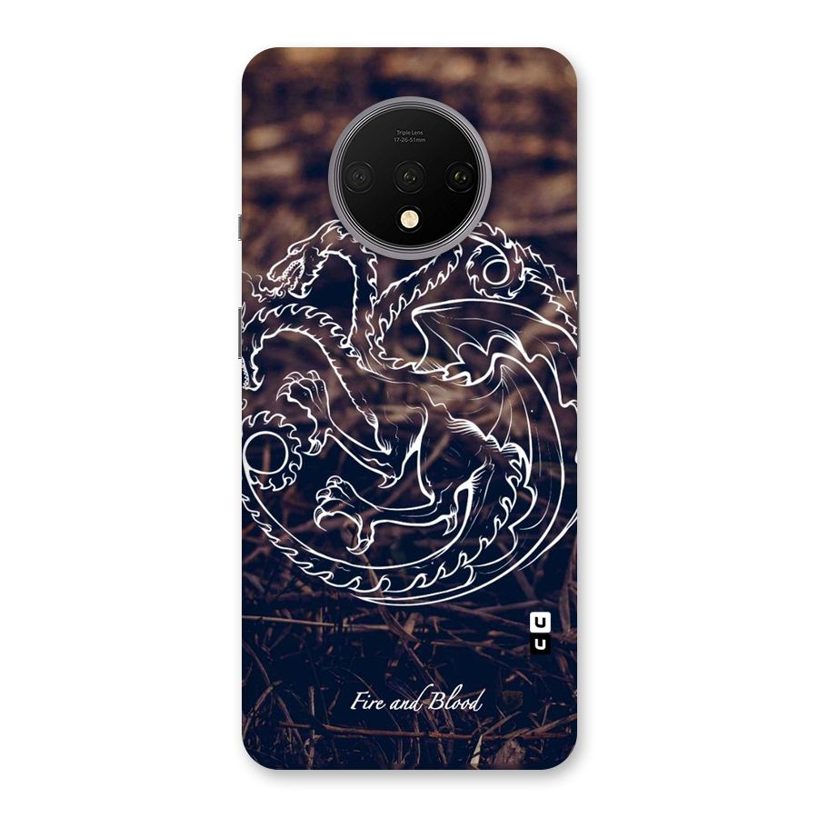 White Circle Back Case for OnePlus 7T