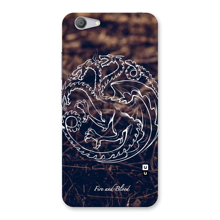 White Circle Back Case for Vivo Y53