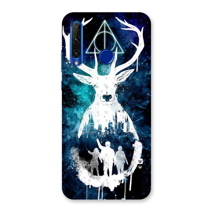 White Deer Back Case for Honor 20i