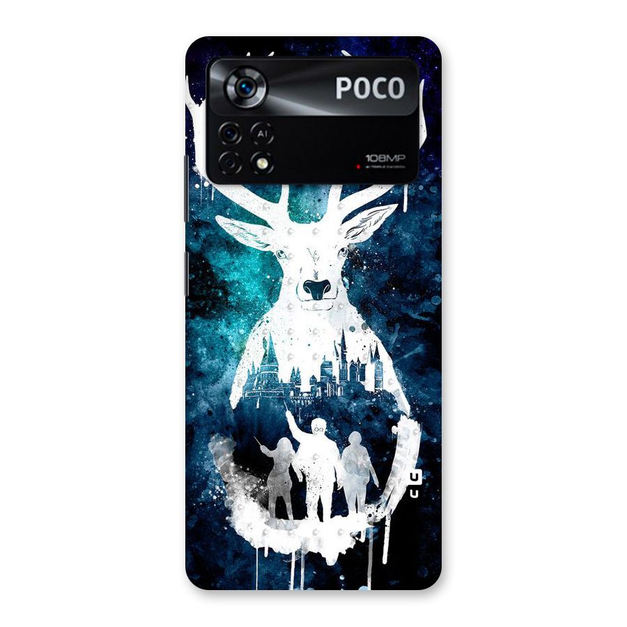 White Deer Back Case for Poco X4 Pro 5G