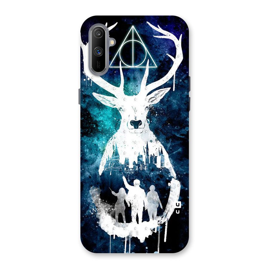 White Deer Back Case for Realme C3