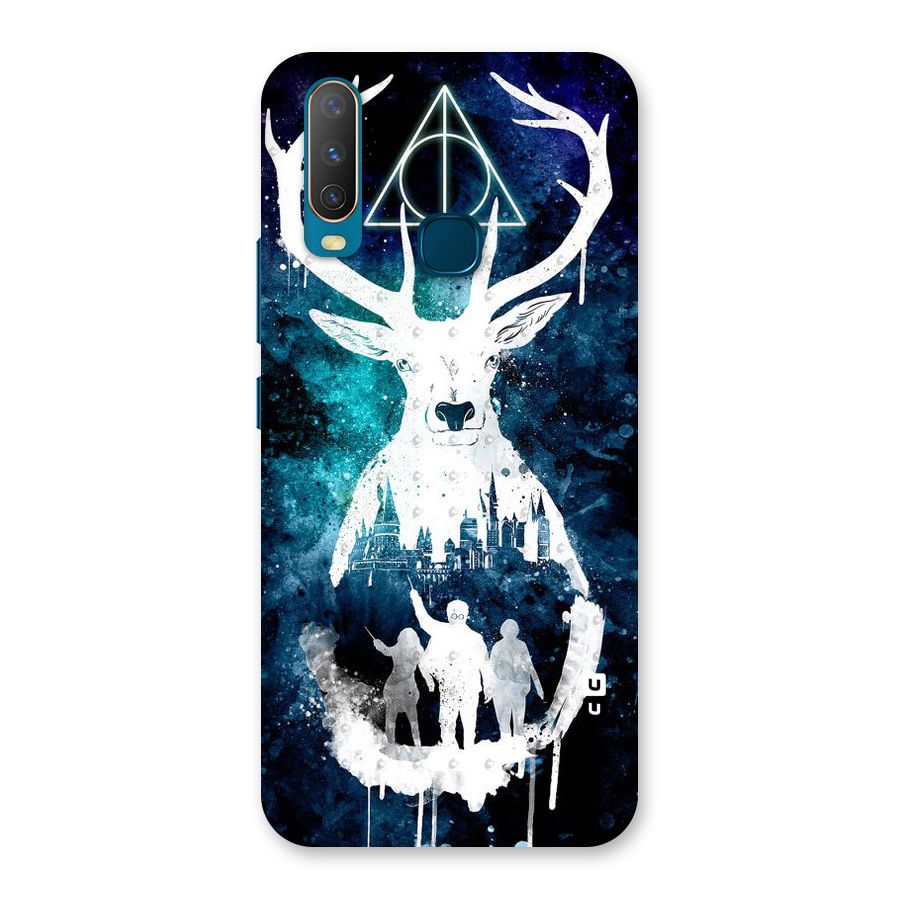 White Deer Back Case for Vivo Y15