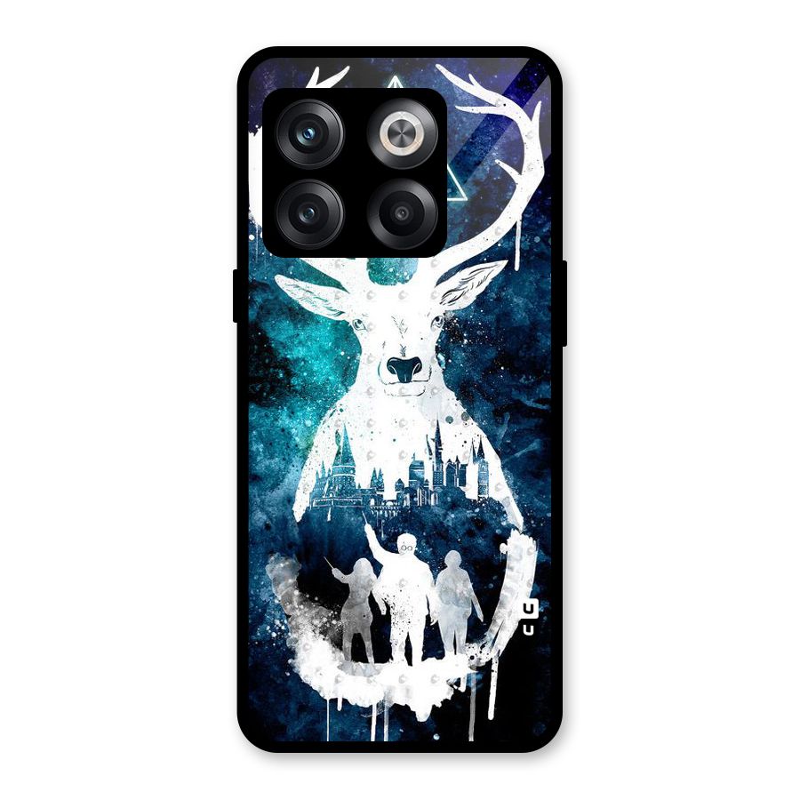 White Deer Glass Back Case for OnePlus 10T