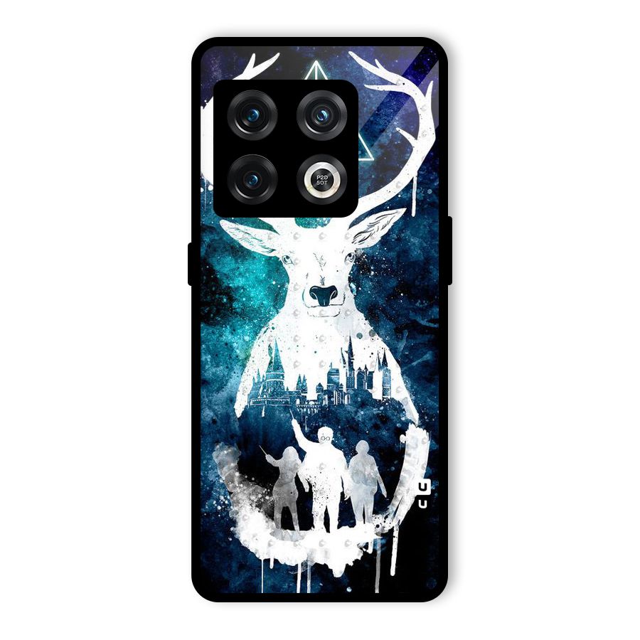 White Deer Glass Back Case for OnePlus 10 Pro 5G