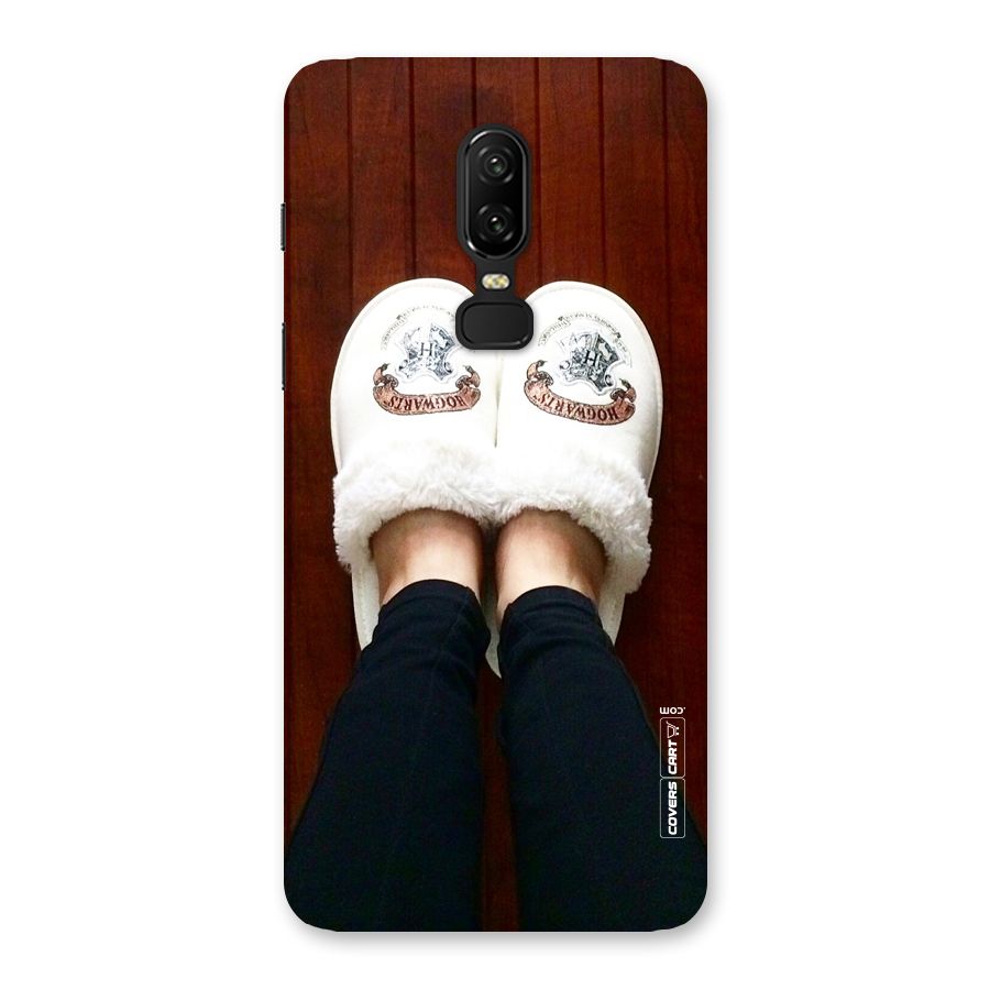 White Feets Back Case for OnePlus 6